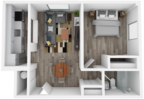 Flats on Jefferson Floor Plan D